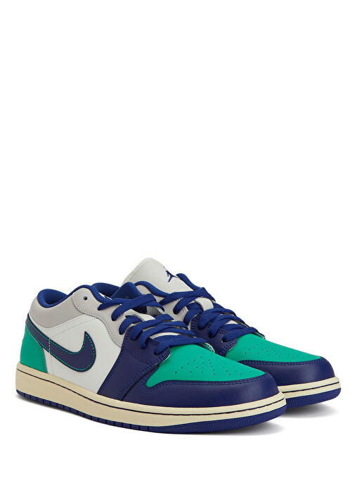 Air Jordan 1 LOW Beyaz Erkek Deri Sneaker - Görsel 3