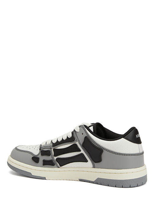 Skel Top Low Gri Kadın Deri Sneaker - Görsel 4