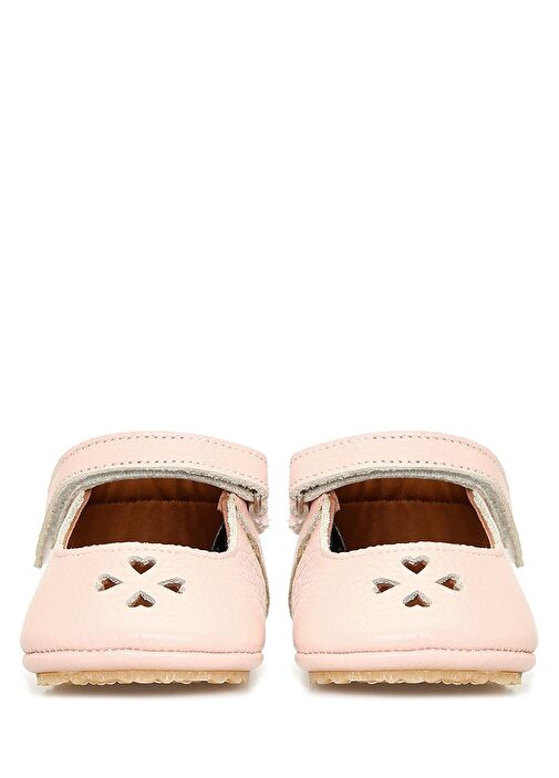 Pembe Deri Kız Bebek Ayakkabı - Görsel 4