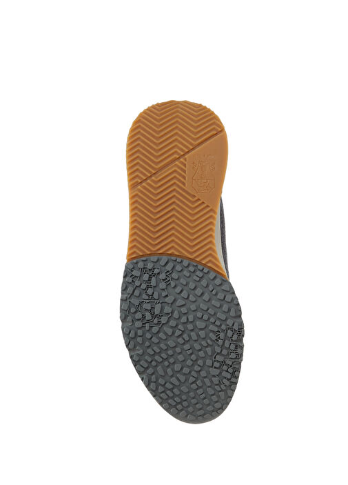 Antrasit Erkek Deri Sneaker - Görsel 6