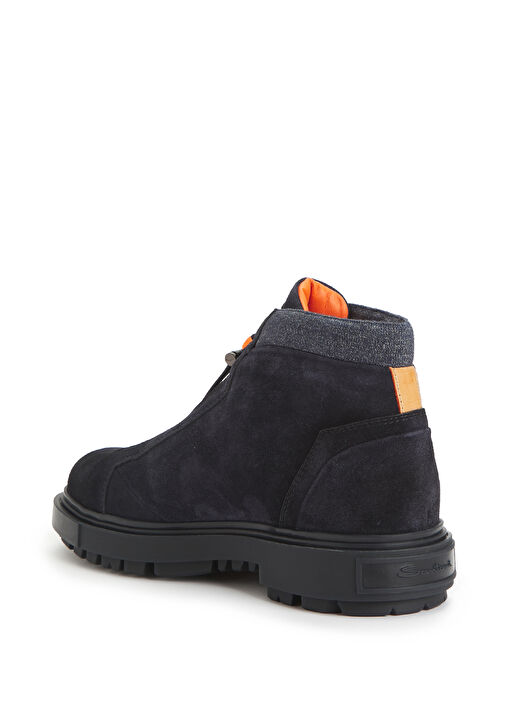 Saint Moritz Lacivert Erkek Deri Bot - Görsel 4