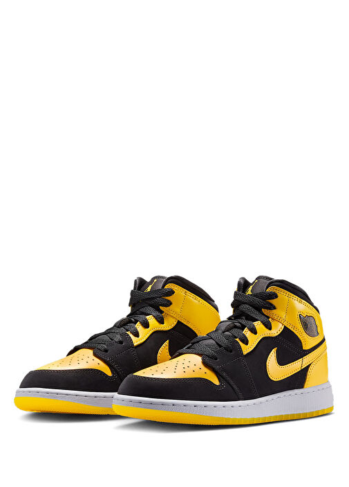 Air Jordan 1 Çocuk Deri Sneaker - Görsel 4