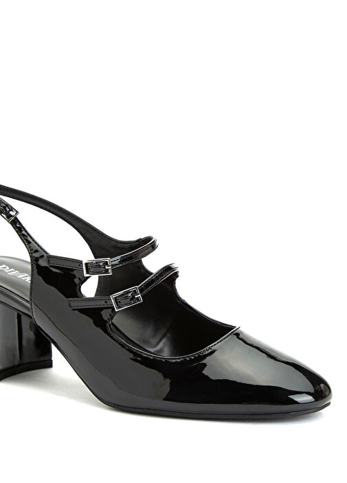 Siyah Kadın Bantlı Ayakkabı - Görsel 7