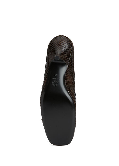 Koyu Kahverengi Kadın Terlik - Görsel 6