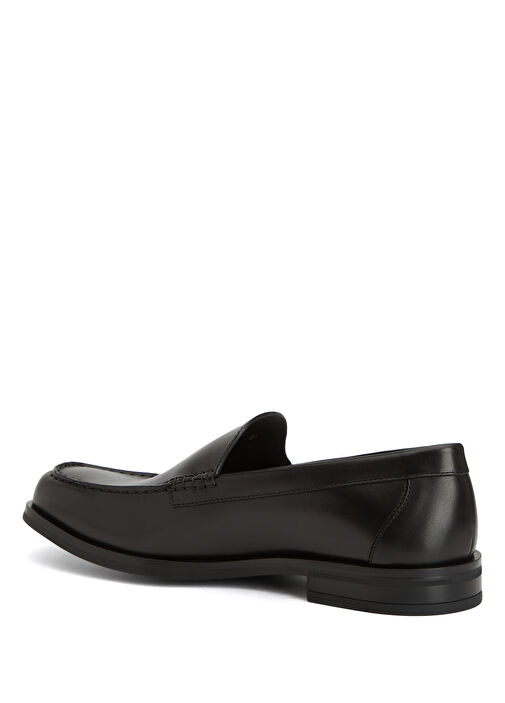 Siyah Erkek Deri Loafer - Görsel 4