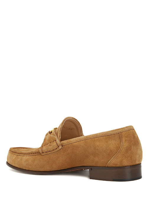 Valentino Garavani Açık Kahverengi Valentino Garavani Süet Erkek Loafer