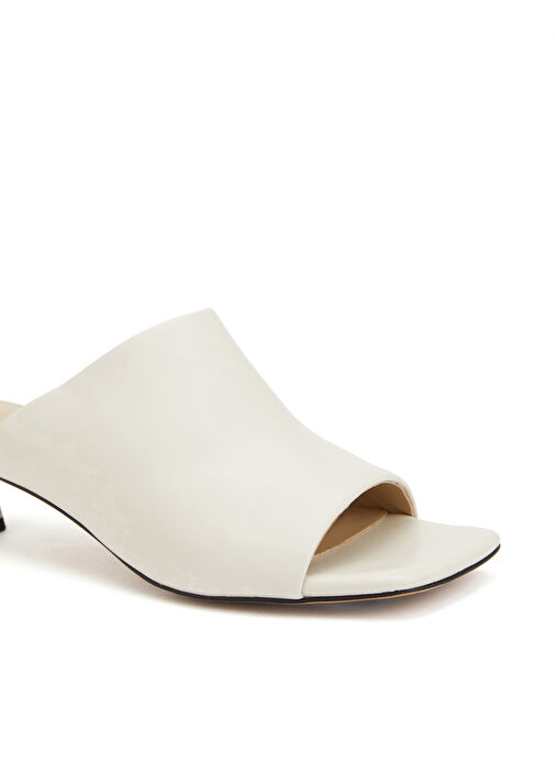 Beyaz Kadın Terlik - Görsel 13