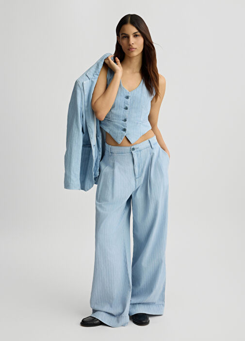 デニム・ジーパン LIU JO Women Denim Pants UA5066DS615 78848 Blue Liu Jo UA5066DS615 Woman Blue Jeans - Zuklat
