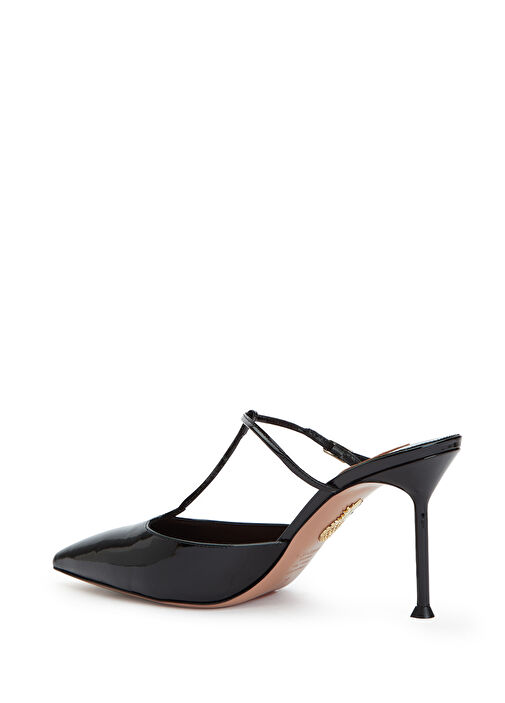 Aquazzura Aquazzura Sorbonne Siyah Kadın Rugan Deri Terlik Sandalet & Terlik | Beymen Siyah - 4. görsel