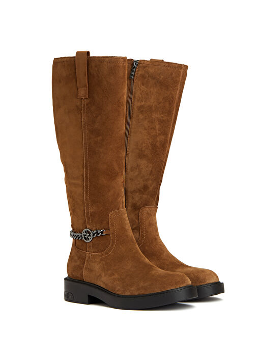 Fyonal Kahverengi Kadın Süet Bot - Görsel 3