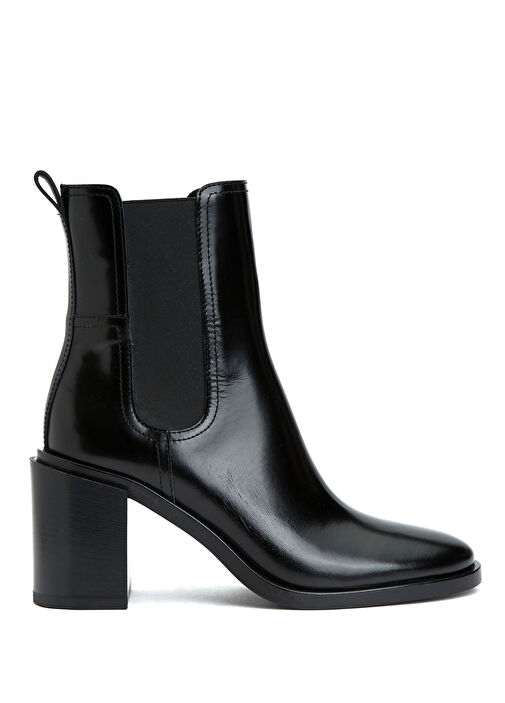 Siyah Kadın Deri Bot