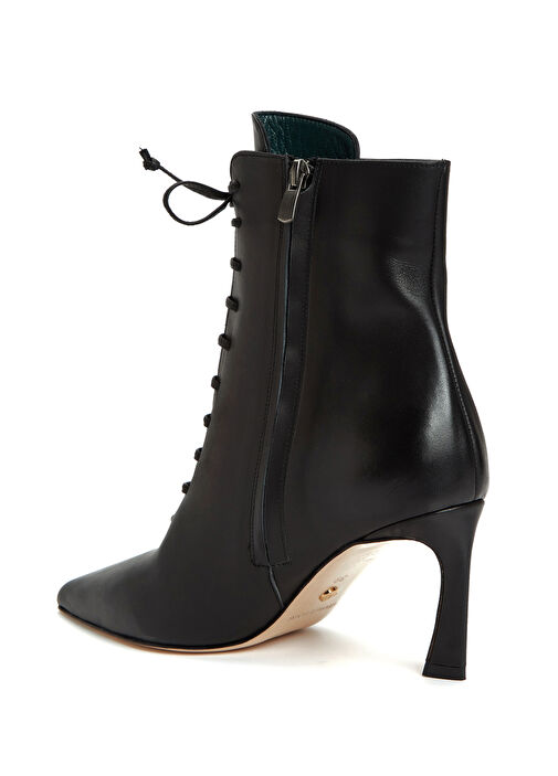 Siyah Kadın Deri Bot - Görsel 4