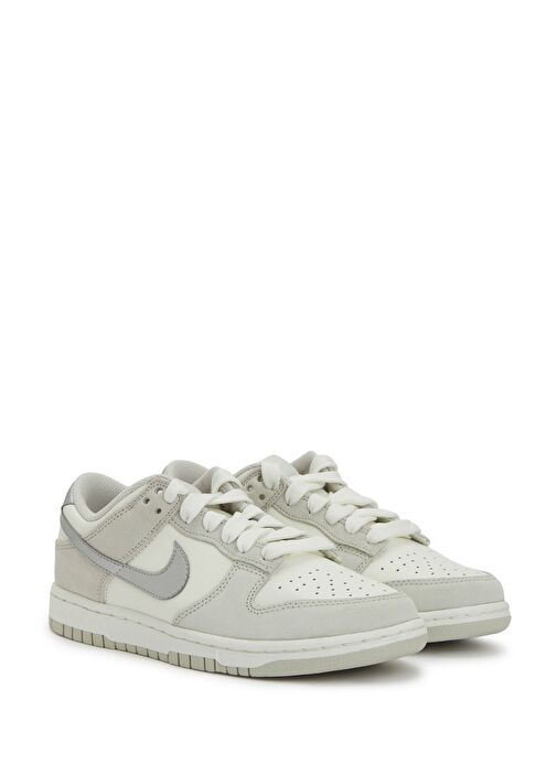 Dunk Low Beyaz Kadın Deri Sneaker - Görsel 3