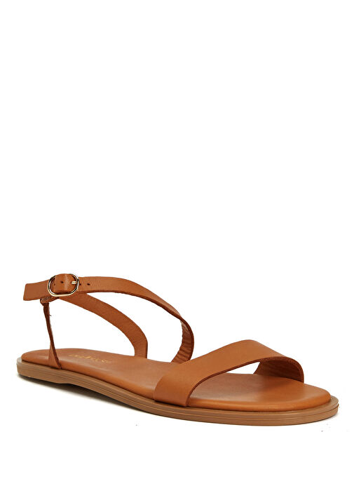 Divarese Divarese Taba Kadın Deri Sandalet Beymen'de! Taba - 3. görsel