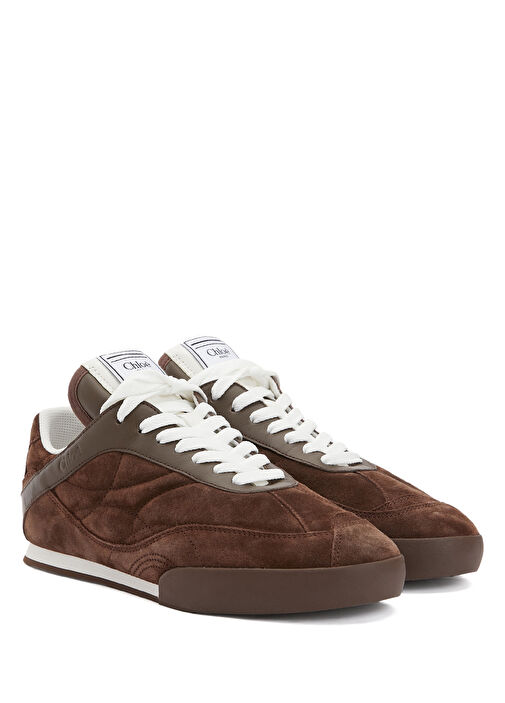 Kick Koyu Kahverengi Kadın Süet Sneaker - Görsel 3