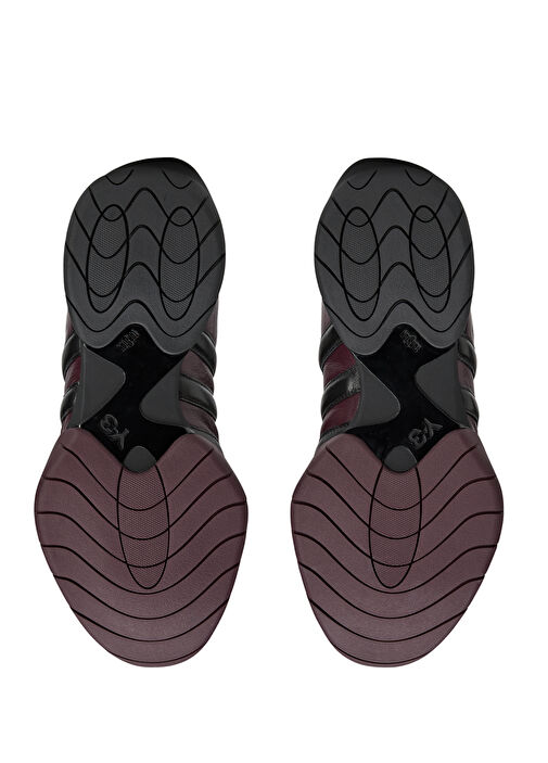 Regu 2002 Bordo Erkek Deri Sneaker - Görsel 5