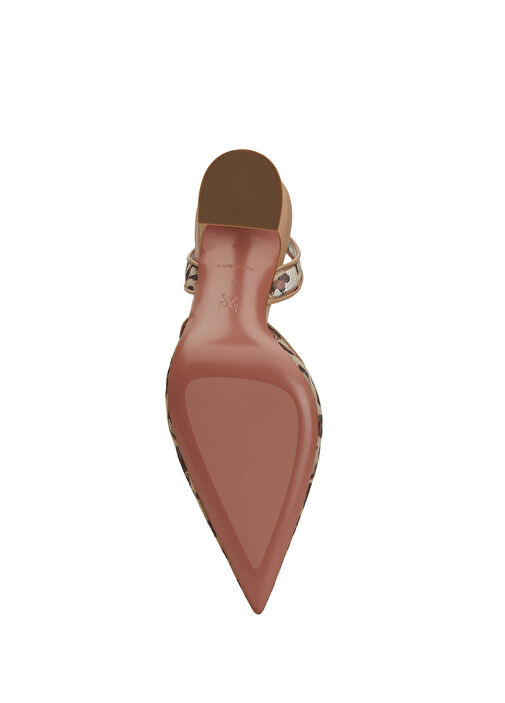 Amina Muaddi Amina Muaddi Holli Leopar Desenli Topuklu Ayakkabı Basketbol Ayakkabıları | Beymen Leopar - 6. görsel