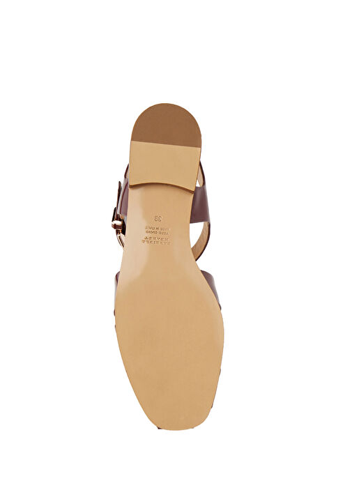 Bordo Kadın Sandalet - Görsel 6