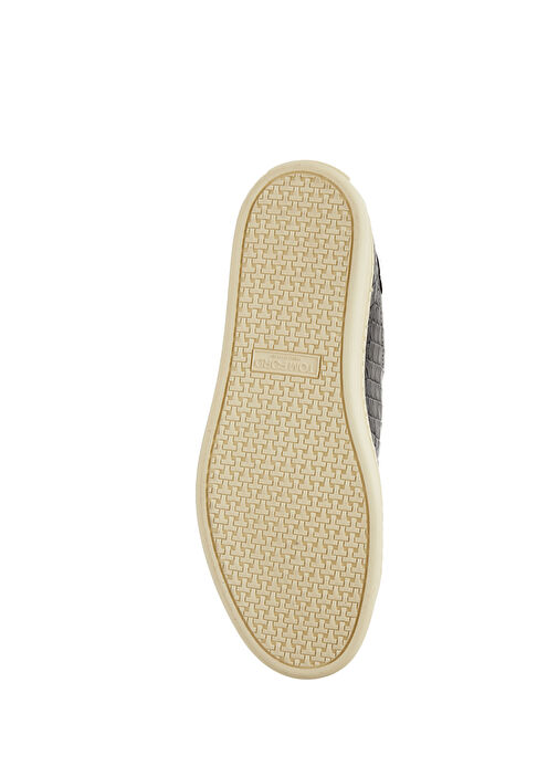 Siyah Krokodil Dokulu Erkek Deri Sneaker - Görsel 6