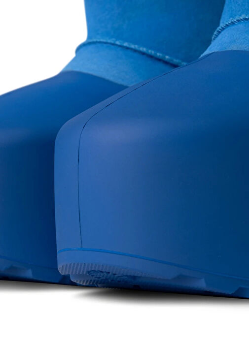 Classic Mini Pumped Molded Mavi Kadın Süet Bot - Görsel 6