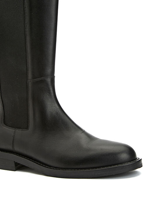 Siyah Kadın Deri Çizme - Görsel 7