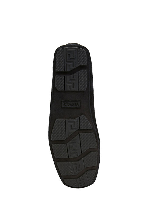 Siyah Logo Detaylı Erkek Deri Driver - Görsel 6