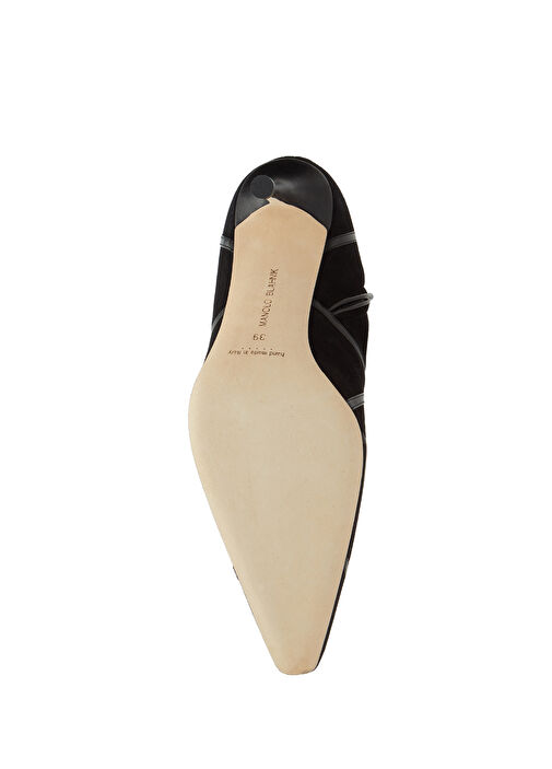 Trulonapla Siyah Kadın Süet Bot - Görsel 6