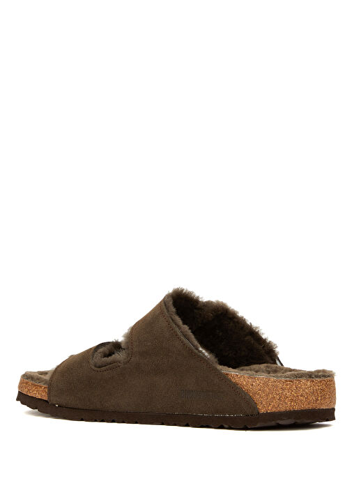 Arizona Shearling Kahverengi Erkek Terlik - Görsel 4