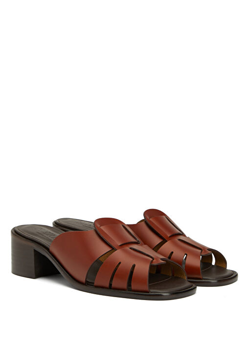 Ancora Taba Kadın Deri Sandalet - Görsel 3