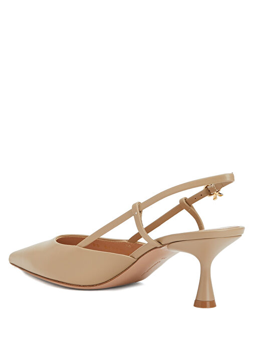 Kum Deri Topuklu Ayakkabı - Görsel 4