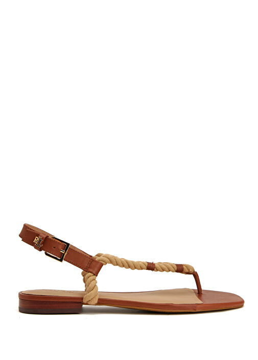 Taba Kadın Deri Sandalet - Görsel 2