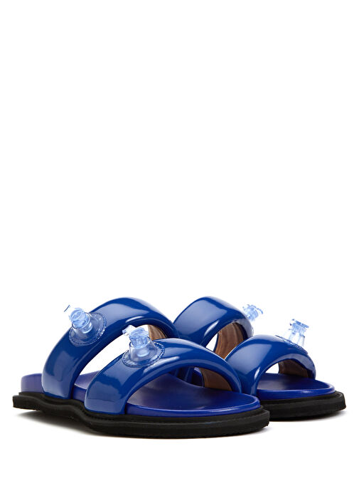 Mavi Bant Detaylı Kadın Terlik - Görsel 3