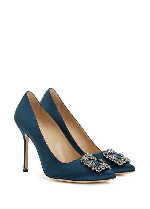 Hangisi Koyu Yeşil Kadın Gece Ayakkabısı - Görsel 3