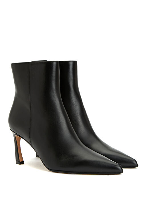 Siyah Aksesuar Detaylı Kadın Deri Bot - Görsel 3