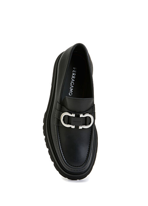Siyah Erkek Deri Loafer - Görsel 5