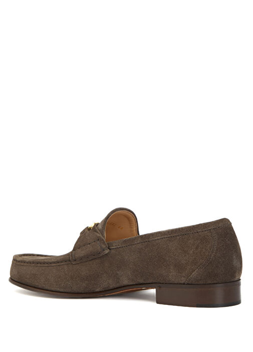 Valentino Garavani Kahverengi Valentino Garavani Süet Erkek Loafer