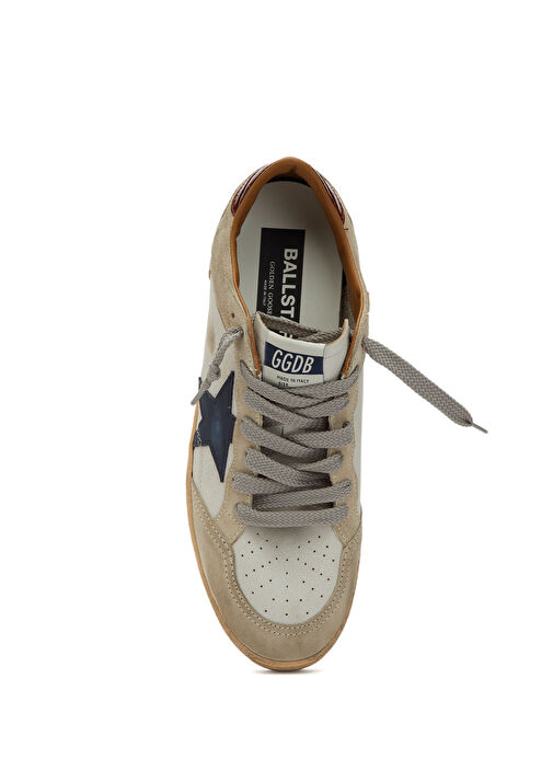 Ball Star Lacivert Beyaz Erkek Deri Sneaker - Görsel 5