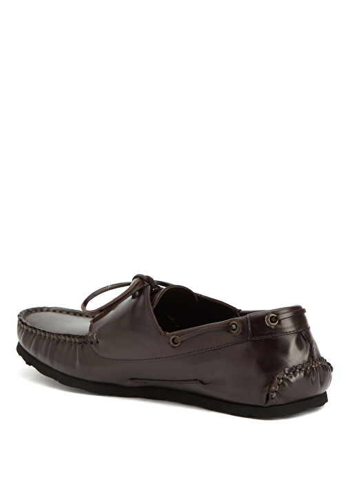 Kahverengi Erkek Deri Loafer - Görsel 4