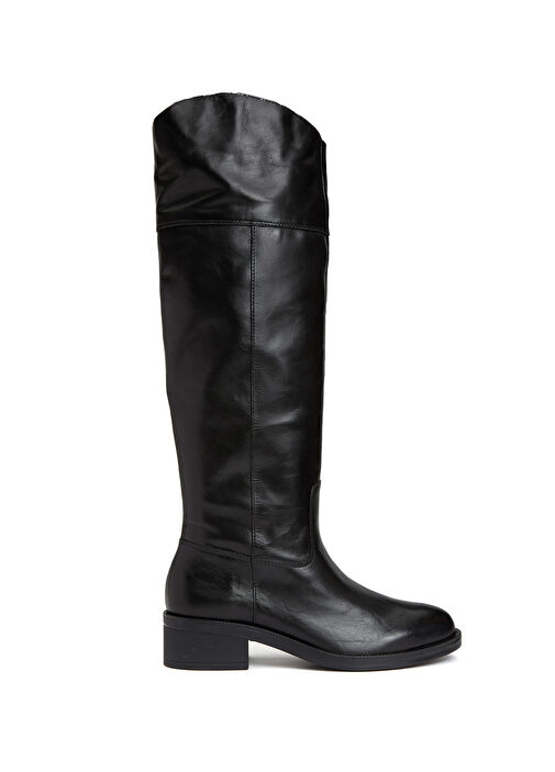 Divarese Divarese Siyah Kadın Deri Çizme Bot | Beymen Siyah - 2. görsel