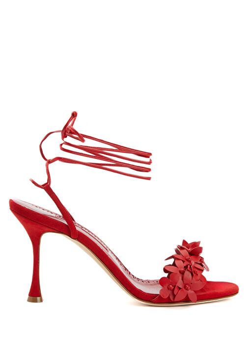 Anista Kırmızı Kadın Deri Sandalet - Görsel 2