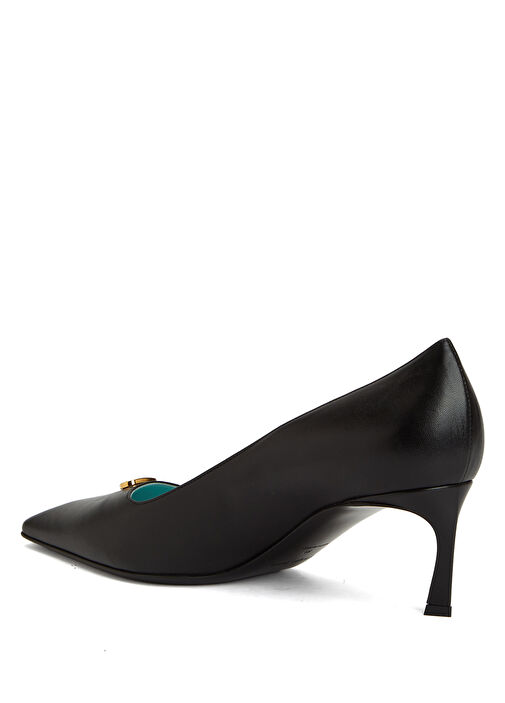 Sergio Rossi Sergio Rossi Siyah Deri Topuklu Ayakkabı Beymen'de! Siyah - 4. görsel