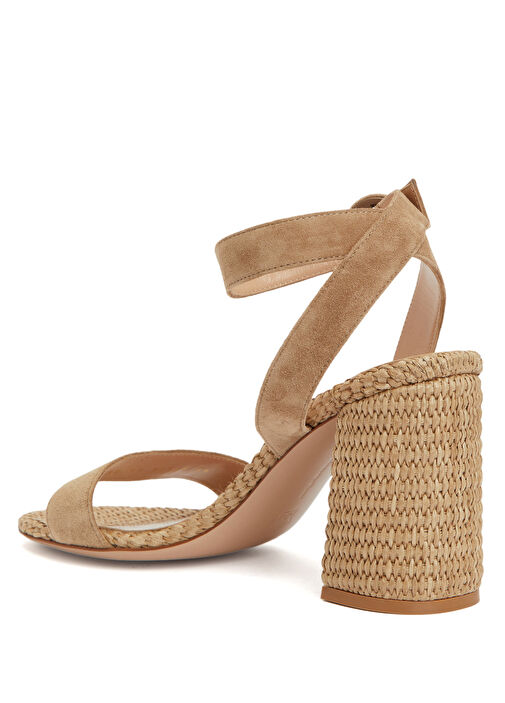 Luana Camel Kadın Deri Sandalet - Görsel 4