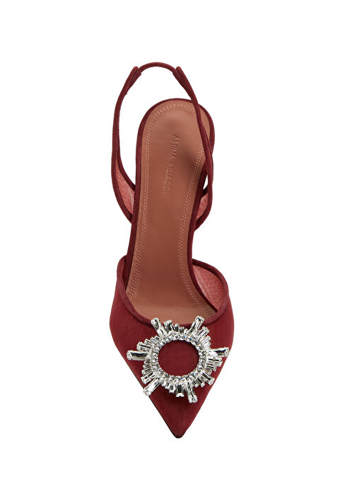Begum Bordo Topuklu Ayakkabı - Görsel 5