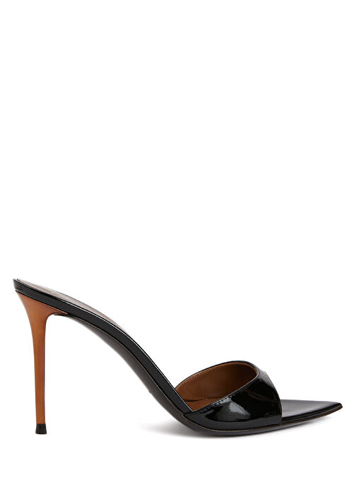 Siyah Kadın Deri Terlik - Görsel 2