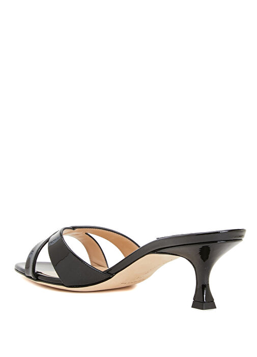 Callamu Siyah Kadın Deri Terlik - Görsel 4