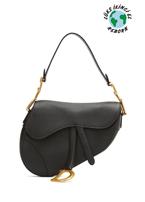 Beymen Reborn - Christian Dior Saddle Çanta - Siyah