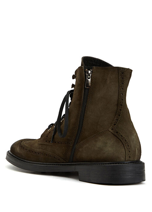 Haki Erkek Deri Bot - Görsel 4