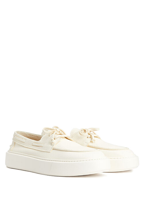 Ghibli Kırık Beyaz Erkek Deri Ayakkabı - Görsel 3