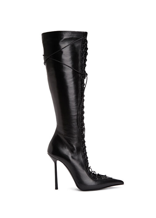 Stivale Colette Siyah Kadın Deri Çizme - Görsel 2