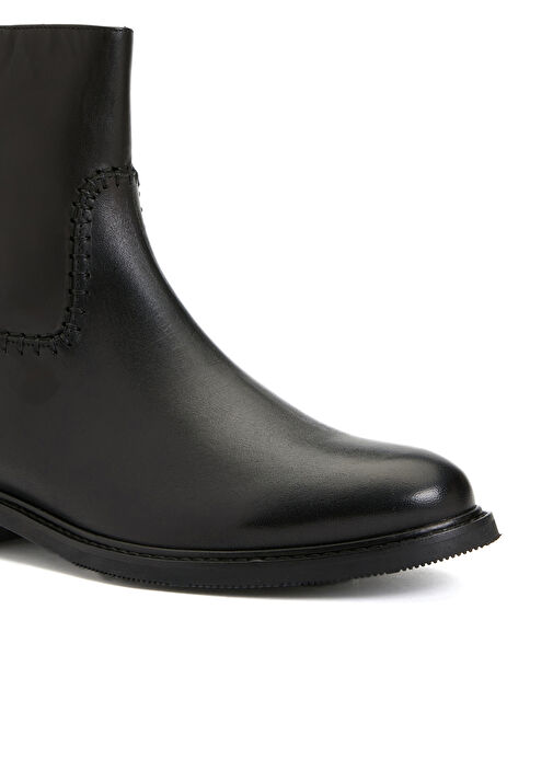 Siyah Kadın Deri Bot - Görsel 7